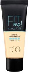 Maybelline Fond de ten Maybelline New York Fit Me Matte Poreless, 103 - Pure Ivory, 30ml
