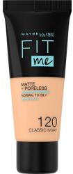 Maybelline Fond de ten Maybelline New York Fit Me Matte Poreless, 120 - Classic Ivory, 30ml