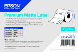 Epson prémium matt inkjet 76mm x 51mm 2310 címke/tekercs (C33S045725) - pepita