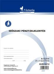 VICTORIA Időszaki pénztárjelentés 25x4 lap A4 B. 13-21 (NVB1321V_db)