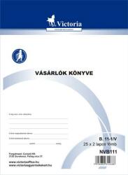 VICTORIA Vásárlók könyve 25x2 B. 11-1/V Zs (NVB111_db)