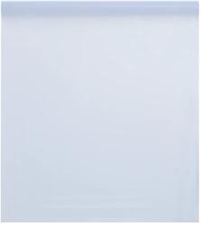 vidaXL matt átlátszó fehér PVC statikus ablakfólia 45 x 500 cm (155820)