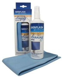 DATAFLASH DF1625 képernyőtisztító spray 200ml + mikroszálas kendő (DF1625)