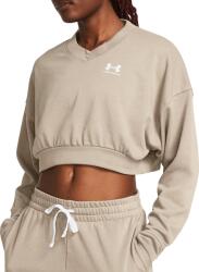 Under Armour Hanorac Under Armour Rival Terry Oversized Crop Crew 1382738-204 Marime S/M (1382738-204) - top4running