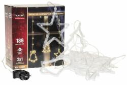 Somogyi Elektronic KAF 11/WW kül- és beltéri, melegfehér, micro LED-es, figurás karácsonyi fényfüggöny (KAF 11/WW)