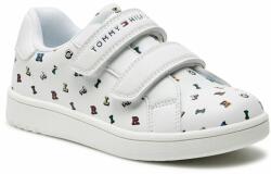 Tommy Hilfiger Sneakers Tommy Hilfiger Aop Low Cut Velcro Sneaker T1X9-33338-1355 S White/Multicolor X256