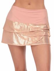 Lucky in Love Női teniszszoknya Lucky in Love Metallic Novelty Scallop Skirt - rose gold