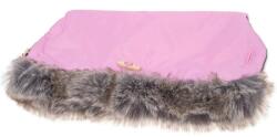 Springos Manson, manusi, iarna, pentru carucior, cu blana, roz, 45x50/40 cm, Springos (SB0032H)