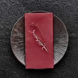 Mapelor Textúrált szalvéta 40x40 cm 1/8 hajtás 50 lap/csomag - bordó