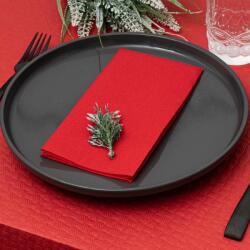 Mapelor Textúrált szalvéta 40x40 cm 1/8 hajtás 50 lap/csomag - piros