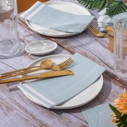 Mapelor Textúrált szalvéta 30x40 cm 1/6 hajtás 50 lap/csomag - Print világoskék