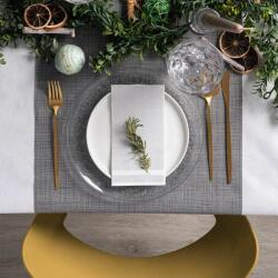 Mapelor Textúrált szalvéta 30x40 cm 1/6 hajtás 50 lap/csomag - Print halványszürke