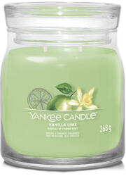 Yankee Candle Vanilla Lime signature gyertya közepes 368 g