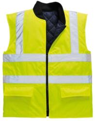 Portwest S469 Hi-Vis kifordítható mellény (S469YERM)