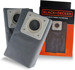 Black & Decker 41831 mosható textil porzsák, 15 L, 2 db