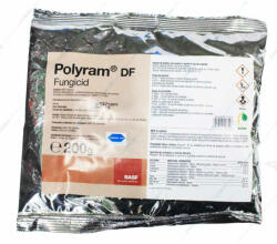 BASF Polyram DF 200 gr, fungicid de contact, BASF, mana (vita de vie, cartof, ceapa, castraveti, tomate, tutun), rapan (mar, par)