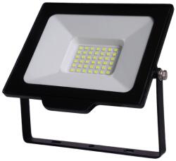 Avide LED Reflektor Slim SMD 30W, 4000K, 3000 lm, fekete, IP65, Gyorscsat (ABLRFLNW-30WQC)