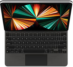 Apple Tastatura Magic Keyboard (2021) pentru iPad Pro 12.9 inch (6th Generation), culoare Neagra - tastatura internationala QWERTY - cod MJQK3 (MJQK3)