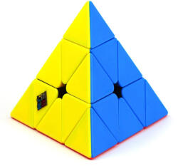 MoYu Cub rubik, forma piramida, antistres, multicolor stickerless, Piramix, MF8857 (2173)