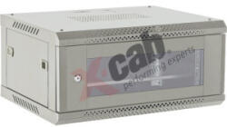 Xcab Cabinet metalic Xcab Xcab-4U45S. 7035 4U, Wall mount, 600 x 450, Glass door, Gri (Xcab-4U45S.7035)