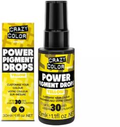 Crazy Color Power Pigment Drops Színpigment Cseppek Yellow - Sárga 30ml