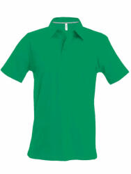 Kariban Férfi galléros póló Kariban KA241 Men'S Short-Sleeved polo Shirt -3XL, Kelly Green