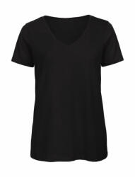 B and C Női rövid ujjú organikus felső B and C Organic Inspire V /women T-Shirt L, Fekete