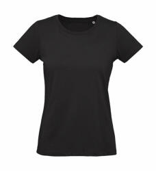 B and C Női rövid ujjú organikus póló B and C Organic Inspire Plus T /women T-shirt XL, Fekete