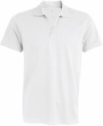 Kariban Férfi galléros póló Kariban KA239 Mike - Men'S Short-Sleeved polo Shirt -XL, White