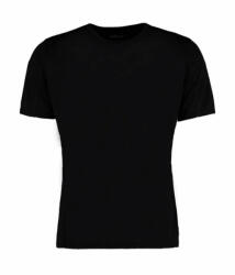 Kustom Kit Férfi rövid ujjú póló Kustom Kit Regular Fit Cooltex Contrast Tee XS, Fekete/Fekete