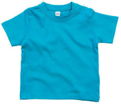 BabyBugz Bébi rövid ujjú póló BabyBugz Baby T-Shirt 18-24, Surf Kék Organic