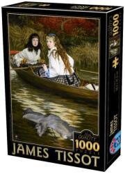 D-Toys Puzzle 1000 Piese D-Toys, James Tissot, On the Thames, a Heron (TOY-72771-01)
