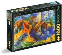 D-Toys Puzzle 1000 Piese D-Toys, Umberto Boccioni, Horse Rider Houses (TOY-77370)