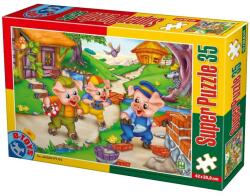 D-Toys Puzzle 35 Piese, D-Toys, Cei Trei Purcelusi (TOY-60389-04)