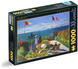 D-Toys Puzzle 1000 Piese D-Toys, Claude Monet, Garden at Sainte-Adresse (TOY-67548-07) Puzzle