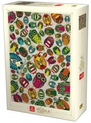 DEICO Puzzle 1000 Piese, Deico, Bufnite (TOY-76014) Puzzle