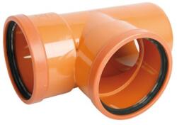 KG PVC csatornacső 90°-os T idom - Ø110-110 mm
