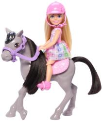 Mattel Barbie, Chelsea, set de joaca cu papusa si ponei Papusa Barbie