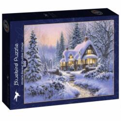 Bluebird Puzzle 500 db-os puzzle - Winter's Blanket Wouldbie Cottage (90109) (90109)