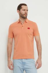 HUGO Памучна тениска с яка (50490770) - answear - 214,95 лв