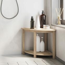 vidaXL Bancă de colț pentru duș, 50x40x45 cm, lemn masiv de tec (340744) - comfy