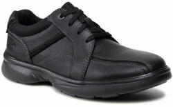 Clarks Pantofi Clarks Bradley Walk 261533327 Blk Tumbled Leather Bărbați