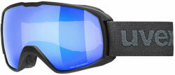 uvex Xcitd CV, black matt/mirror blue-green síszemüveg