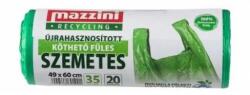 Mazzini Szemeteszsák köthető füles 35 liter 20 db/tekercs Mazzini zöld (104036) - tintasziget