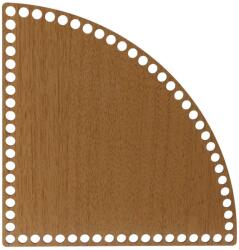 ATMOWOOD Fa alsó/fedele a kosárnak - lézervágott tölgy kör Válasszon váltazatot: : 15x15 cm