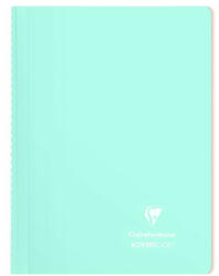 Clairefontaine Spirálfüzet Clairefontaine Koverbook Blush A/4 80 lapos PP borítású vonalas menta (376773C)