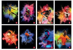 Pigna Füzet Pigna Ready For Sport A/4 tűzött 42 lapos kockás (02325965M) - papir-bolt