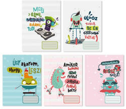 Patria Füzet pd nagyalakú sima Monsters