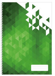 Patria Spirálfüzet pd A/5-80 lapos sima Geometric - papir-bolt