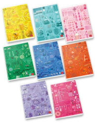 Pigna Füzet Pigna The Collector A/4 tűzött 50 lapos kockás (02320665M) - papir-bolt